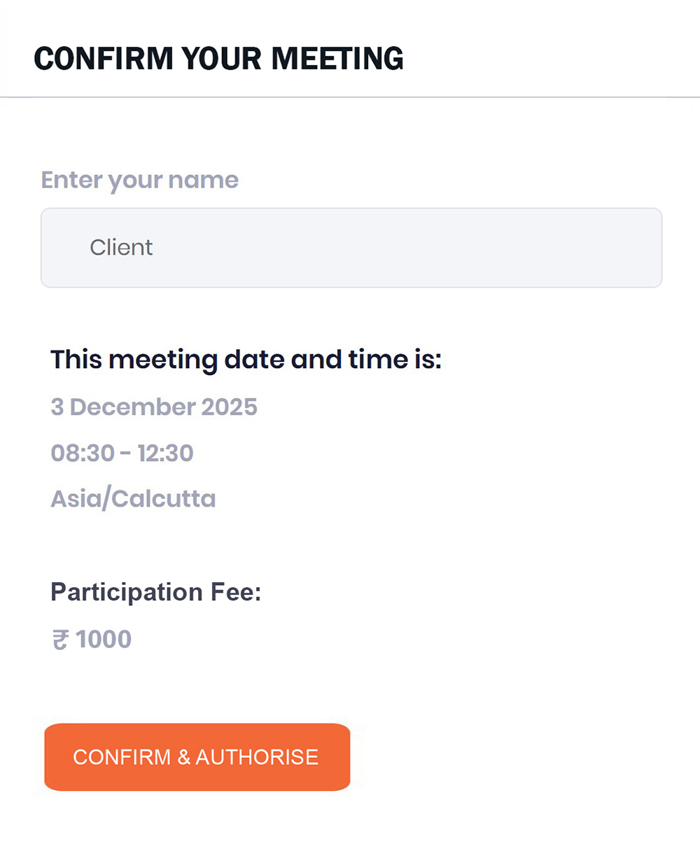 student preauthorised payment