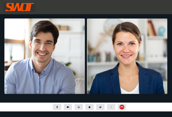 SWOT Video meeting screen